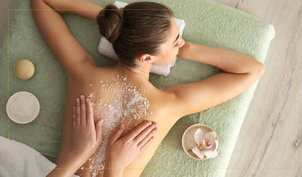 70 minute massage and Glow sugar scrub
